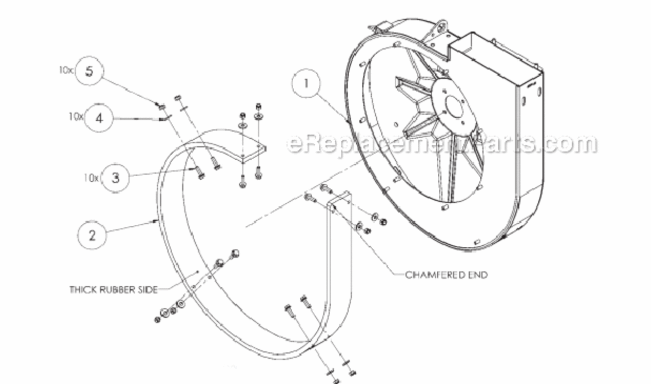 Page E Diagram and Parts List for 5631  Little Wonder Leaf Blower / Vacuum
